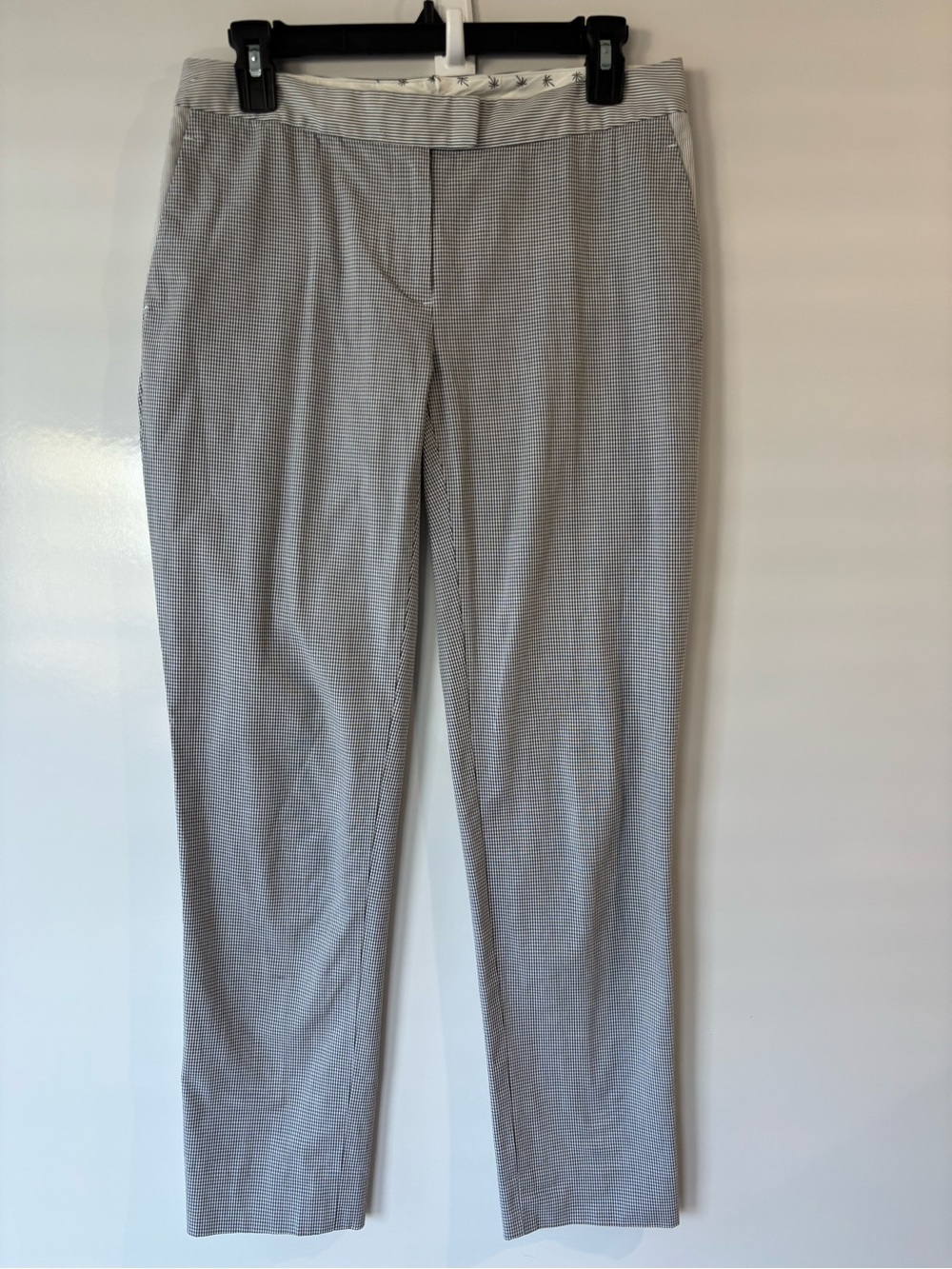 Brooks Brothers 346 Women’s Size 2 Micro Check Stretch Pants Preppy